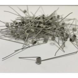 MTL Ni 0.25/Ni 0.1 Fused clapton handcraftet coil MTL Ni 0.25/Ni 0.1 Fused clapton handcraftet coil